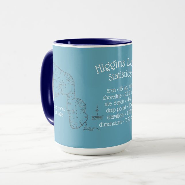 Mug État du lac Higgins (Devant gauche)