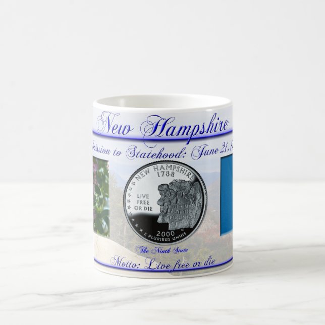 Mug État du New Hampshire commémoratif (Centre)
