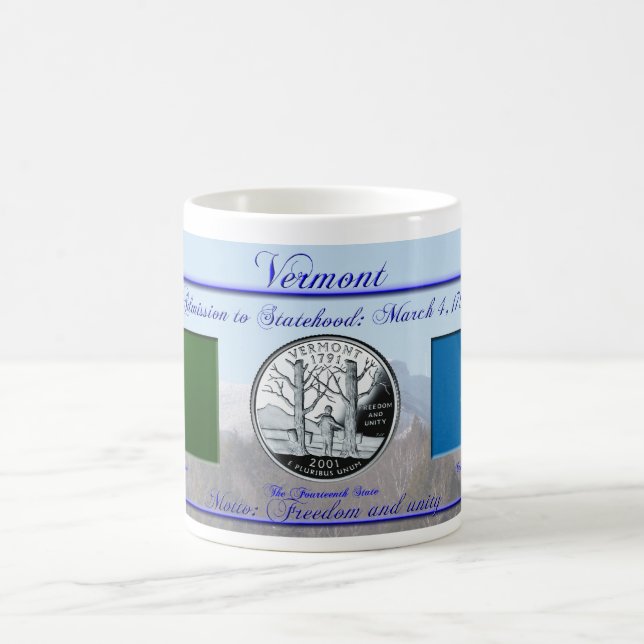 Mug État du Vermont commémoratif (Centre)