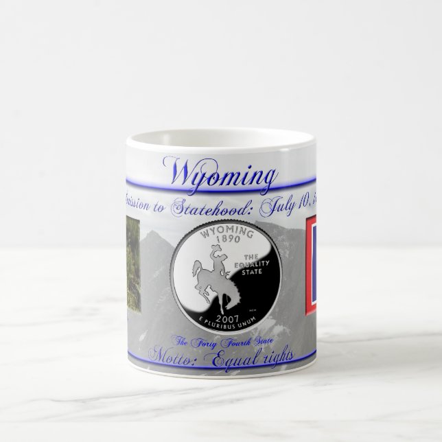Mug État du Wyoming commémoratif (Centre)