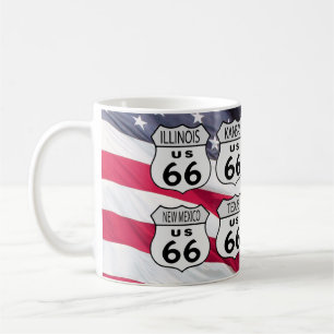 Mug États de l'itinéraire 66