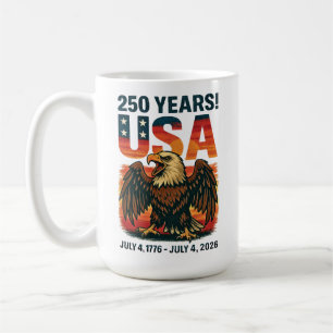 Mug États-Unis 250 ans – Aigle américain patriotique 4