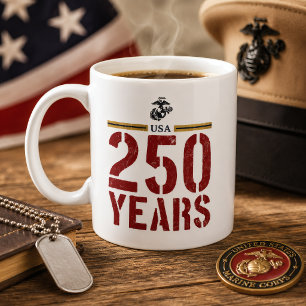 Mug États-Unis 250 ans Eagle Corps des Marines