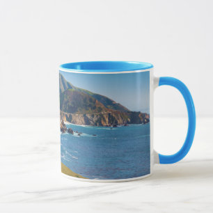 Mug États-Unis, Californie. Panorama De Big Sur Avec 