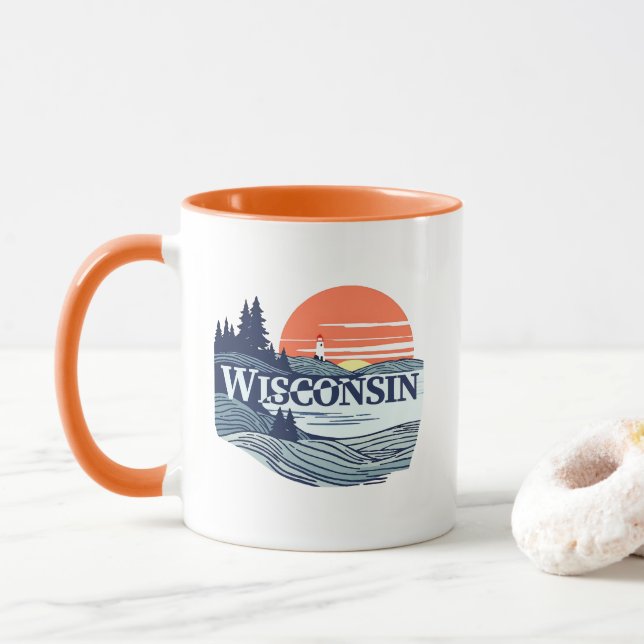 Mug États-Unis d'Amérique (Avec donut)