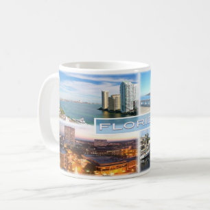Mug États-Unis Floride - Bouche de Miami River à Brick