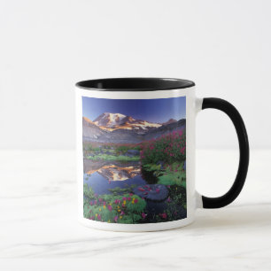 Mug États-Unis, Washington, Mt Rainier NP, lever du so