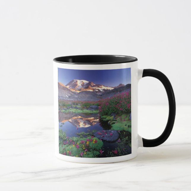 Mug États-Unis, Washington, Mt Rainier NP, lever du so (Droite)