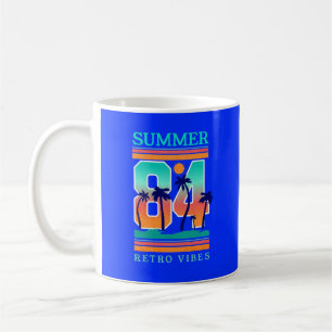 Mug Été 1984 Retro Vibe Beach Thème