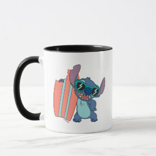Mug Été avec Surfboard