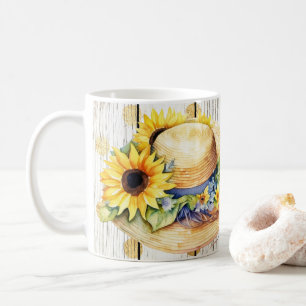 Mug été avec tournesol vintage