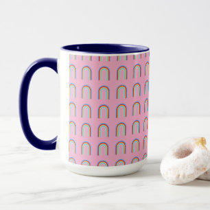 Mug Été Femmes Élégant Boho Arc-en-Ciel