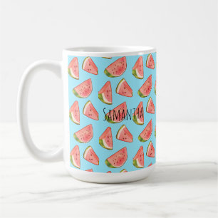 Mug Été Watercolor Watermelon Slices