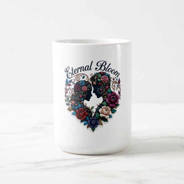 Mug Eternal Bloom Embrace T-Shirt | Intricate Couple (Centre)