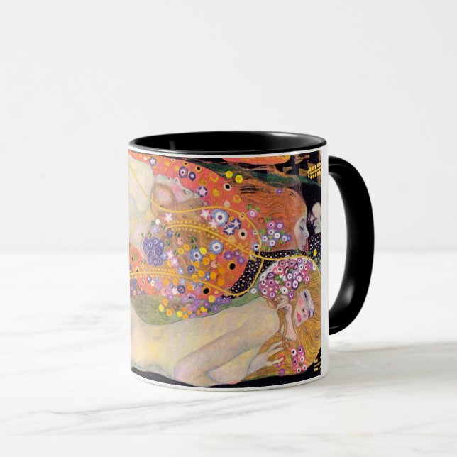 Mug Eternal Elegance : Gustav Klimt's Water Serpents I (Devant droit)