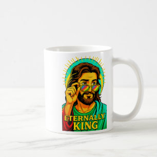 Mug Eternellement Roi Cool Jésus Christian Anime Manga