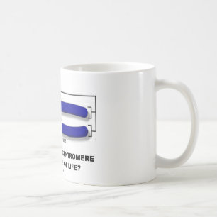 Mug Êtes-vous au centromère ou au télomère de la vie ?