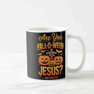 Mug Êtes-vous Fall-o-ween Jésus Matthieu 4_19 Hallowee
