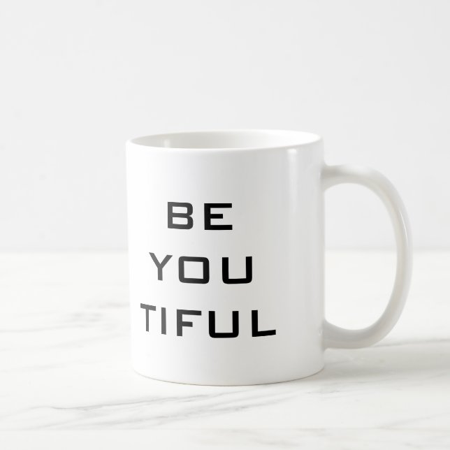 Mug Êtes vous Tiful simple (Droite)