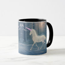 Ethereal Winter Unicorn Café/Mug de thé