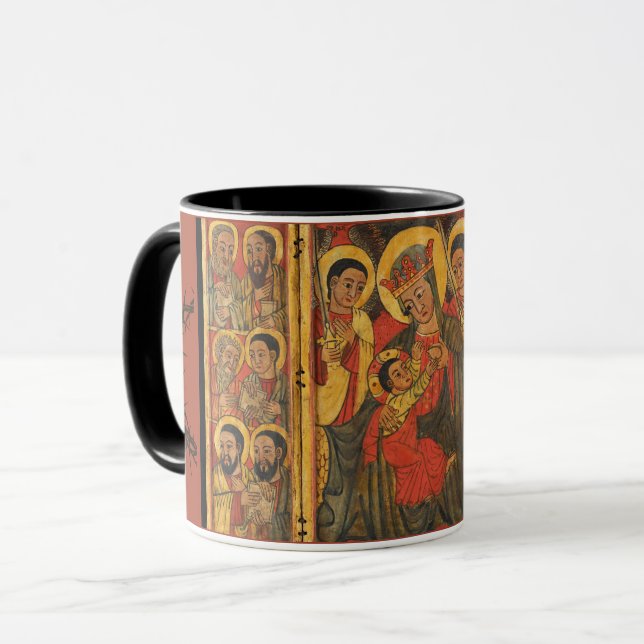 Mug éthiopien l Orthodoxe l Theotokos l Disciples, (Devant gauche)