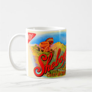 Mug étiquette à cigares Sheboygan dans les années 1920