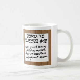 Mug Étiquette appropriée de bureau de pratique