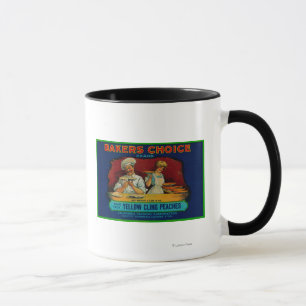 Mug Étiquette bien choisi de pêche de boulangers