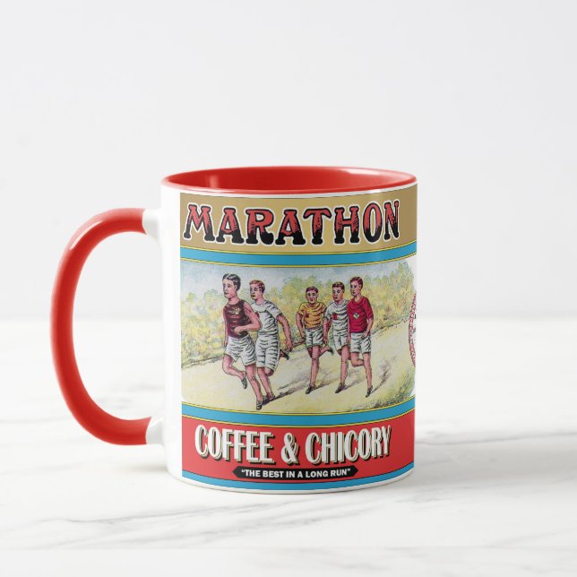 Mug Étiquette de café Fabled Marathon (Gauche)