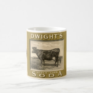 Mug Étiquette de produit vintage, Dwight's Bicarbonate