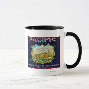 Mug Étiquette Pacific Apple Crate