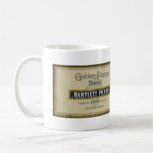Mug Étiquette vintage California Pear
