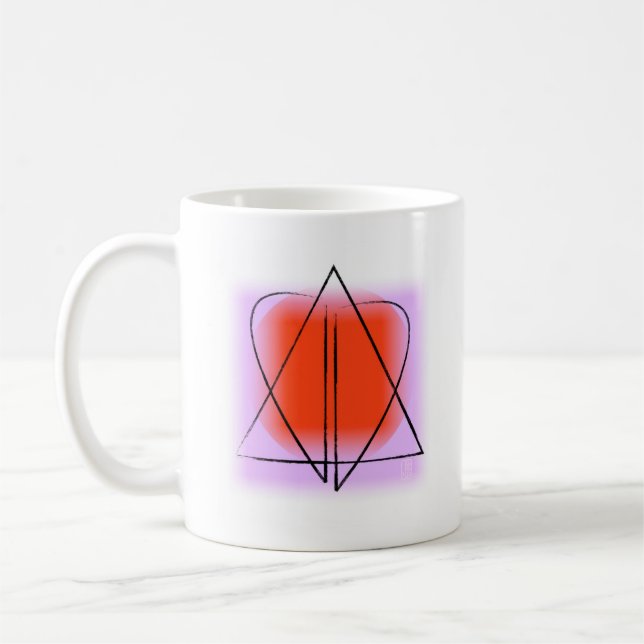 Mug Étoile de David/Coeur (Gauche)