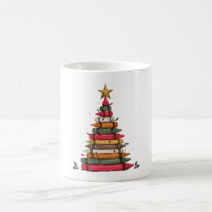 Mug Étoile de lumières d'arbre de crayon de Noël Ensei