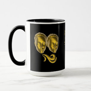 Mug Étoile des jumeaux, or
