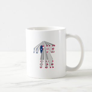 Mug Étoile : Graphic I Love USA Design