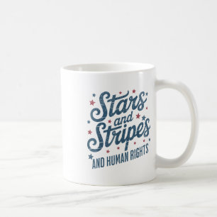 Mug Étoiles Bandes Et Droits Des Femmes 4 Juillet Libe