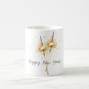 Mug Étoiles de feux d'artifice de la Saint-Sylvestre e