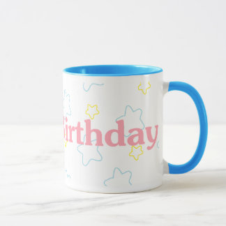 Mug Étoiles de joyeux anniversaire