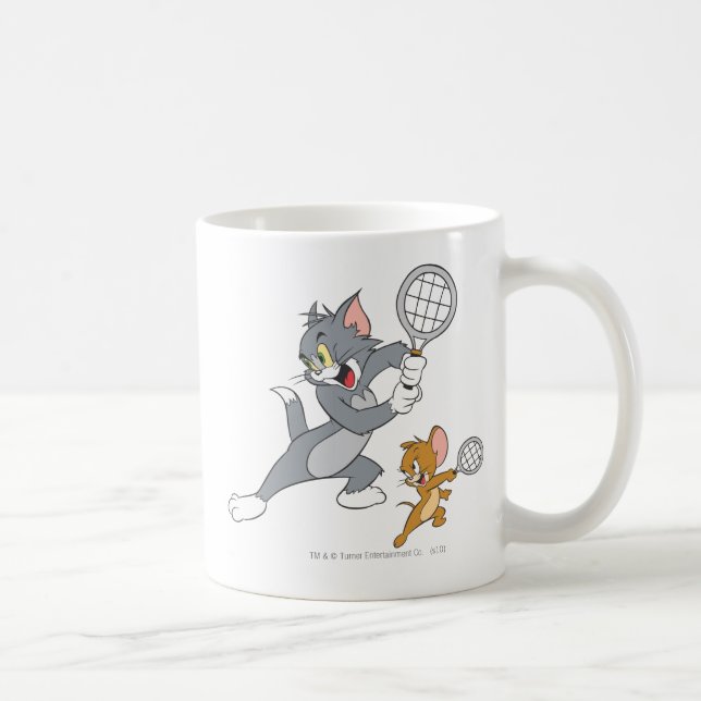 Mug Étoiles de tennis Tom et Jerry 1 (Droite)