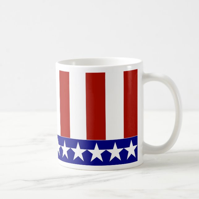 Mug Étoiles et bandes (Droite)
