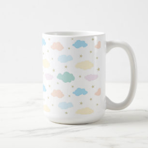 Mug Étoiles et nuages Pastel
