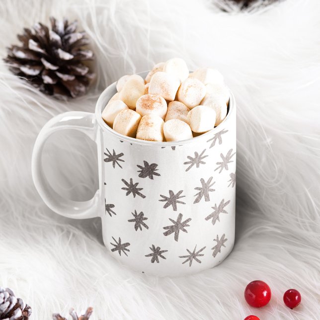 Mug étoiles métalliques - argent (Créateur téléchargé)
