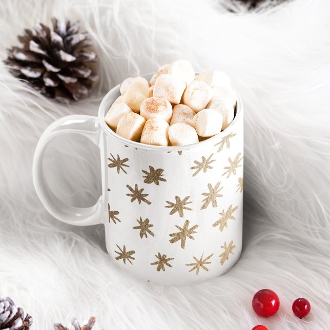 Mug étoiles métalliques - or (Créateur téléchargé)