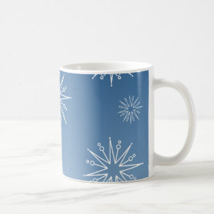 Mug Étonnantes Étoiles de Noël Mug, Bleu