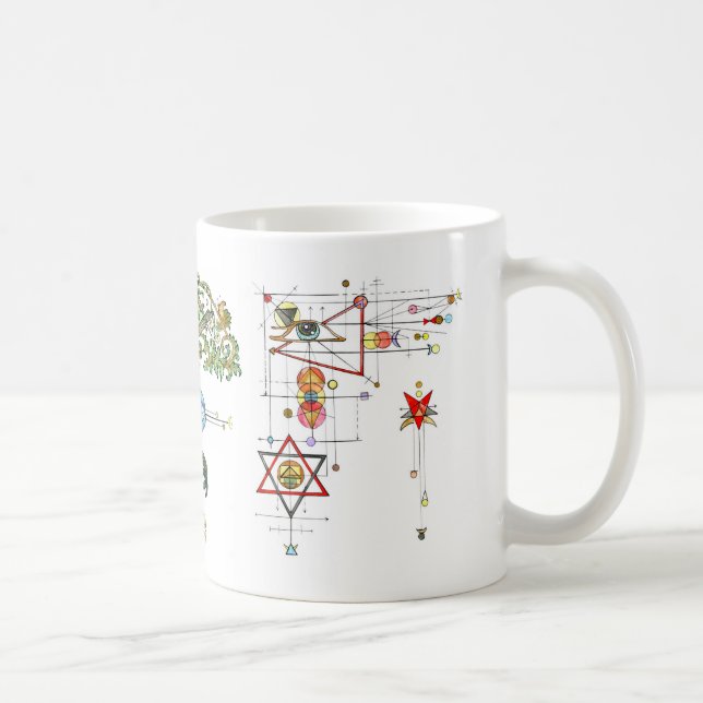 Mug Étrange Magie Cercle Sigil Chaos Magique Witchcraf (Droite)