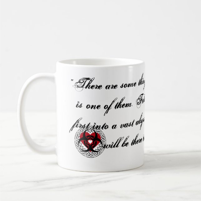 Mug Être amoureux saute dans un abîme (Gauche)