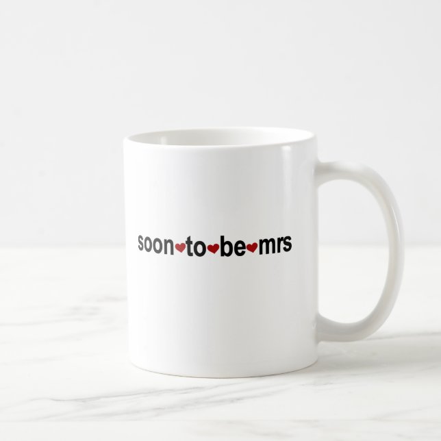 Mug Être bientôt Mme T-shirts et cadeaux (Droite)