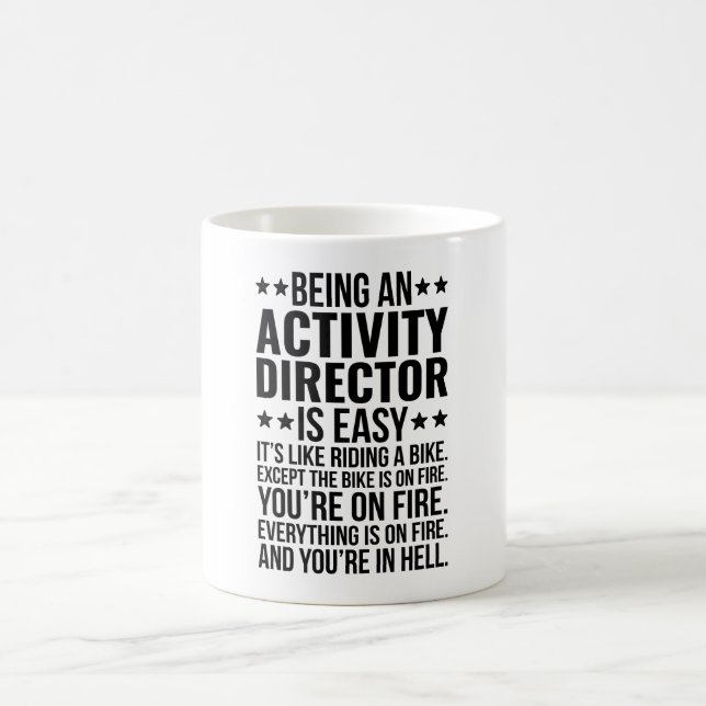 Mug Être Directeur D'Activité Est Facile (Centre)