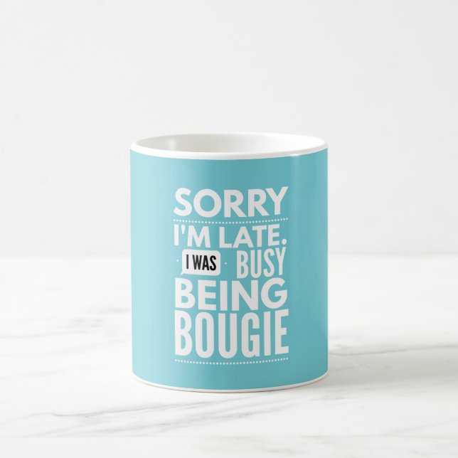 Mug Être en retard bougie (Centre)